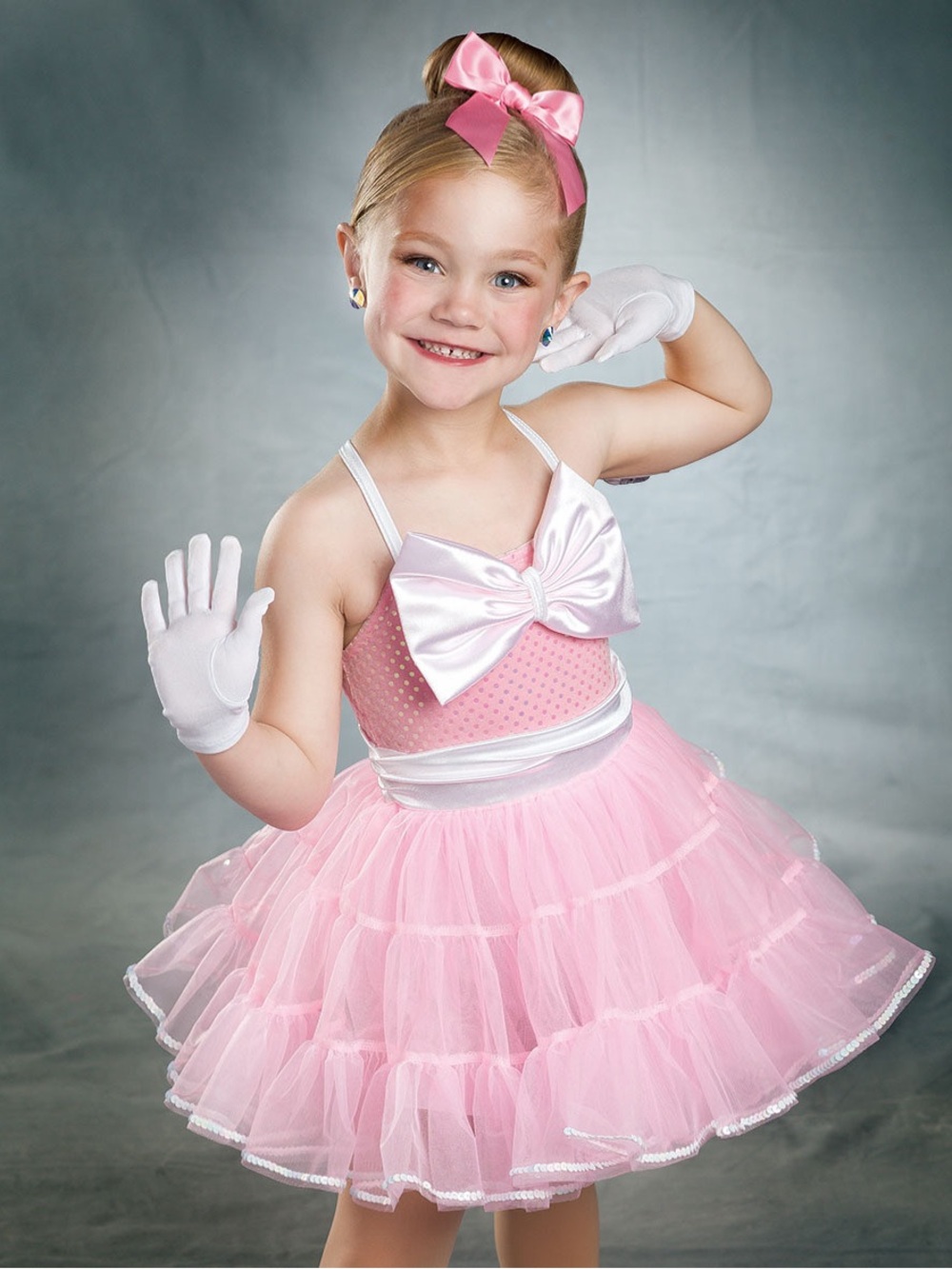 NEW Pink Tulle Bow Ballet Costume Dress for Kids